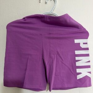 Purple PINK Logo Shorts